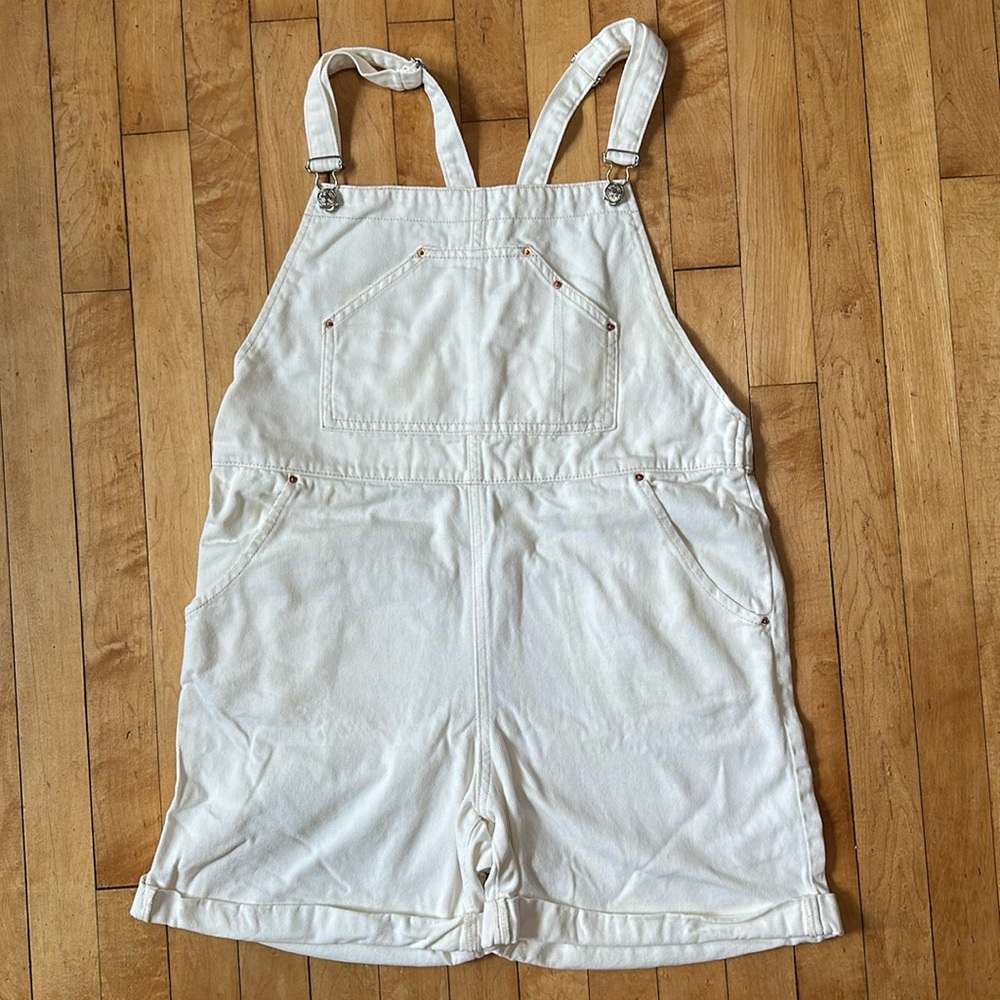 Mango off-white overalls